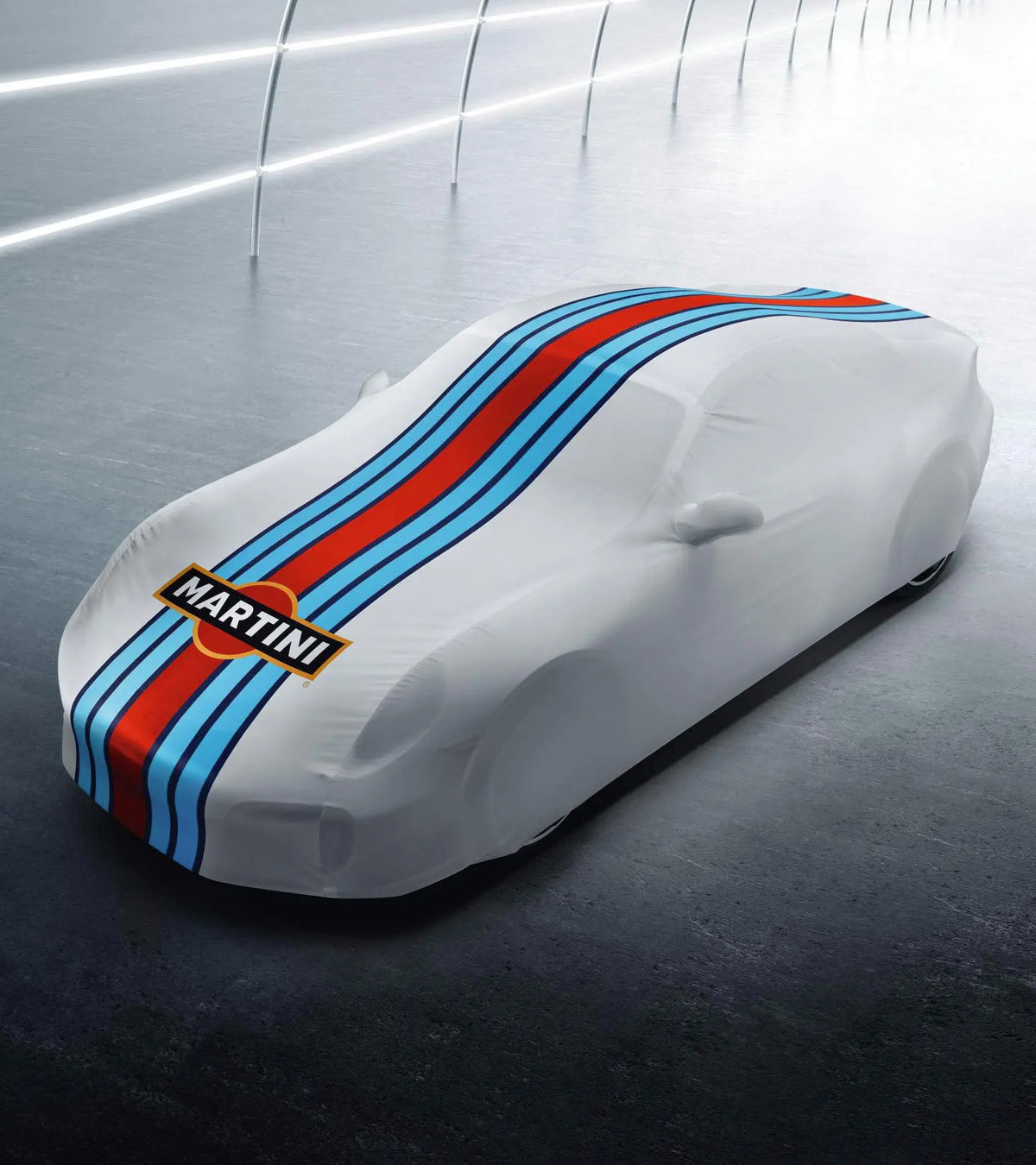 Porsche Indoor Car Cover in Martini Racing Design for 911 — Porsche Martini 293