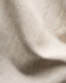 Beige Wool–Linen Chore Overshirt