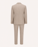 Paolo Martini cream wool suit model 26134, back product view