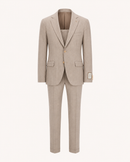 Paolo Martini cream wool suit model 26134, front product view