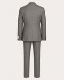 Paolo Martini gray wool suit model 26134, full back product view